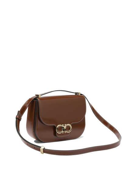 Genti tip postas Ferragamo Crossbody bags Brown Femei (BM 19736559) 2