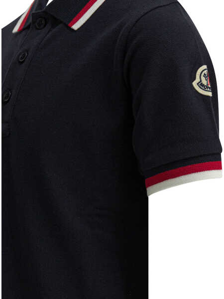 Tricouri Polo Moncler Polo shirts Blue Baieti (BM 19736673) 4