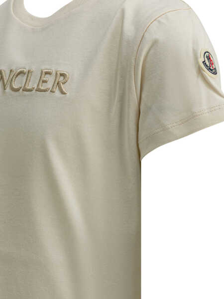 Tricouri Moncler T-shirts White Fete (BM 19736676) 4