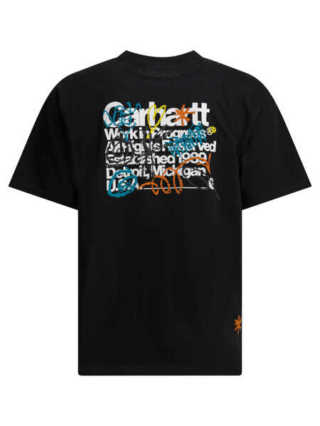 Tricouri Carhartt T-shirts Black Barbati (BM 19736769) 2