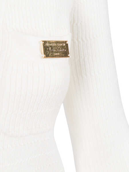 Rochii Elisabetta Franchi KNIT DRESS White Femei (BM 19736817) 3