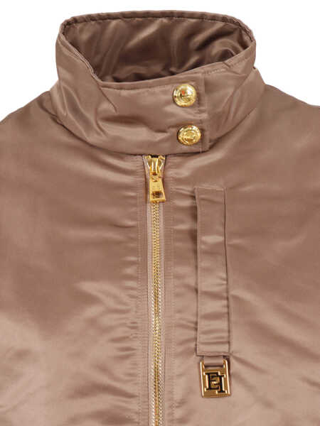 Jachete Elisabetta Franchi JACKET Brown Femei (BM 19736868) 3