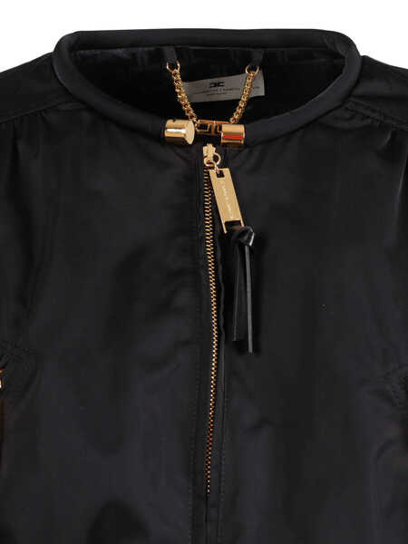 Jachete Elisabetta Franchi JACKET Black   Femei (BM 19736871) 3