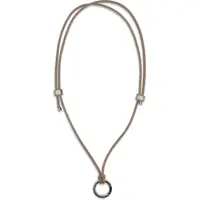 Esarfe Leather eyeglass Cord with charm Femei