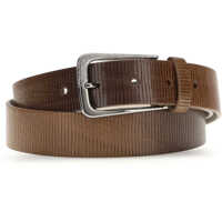 Curele Carved leather Belt with Shimmering Buckle Femei