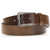 Brunello Cucinelli Carved leather Belt with Shimmering Buckle TUNDRA