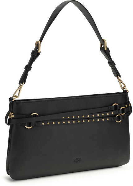 Genti de umar Pinko BELT BAG CLASSIC NERO-ANTIQUE GOLD Femei (BM 19737041) 3