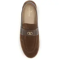 Espadrile pentru Barbati - Espadrile Valentino Garavani Suede Espadrilles BARK BROWN Barbati (BM 19737056) - B-mall.ro