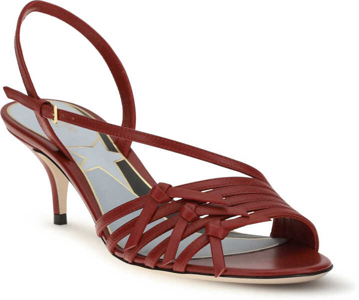 Sandale Valentino Garavani Nodine kidskin Sandals BRIGHT RED Femei (BM 19737065) 2