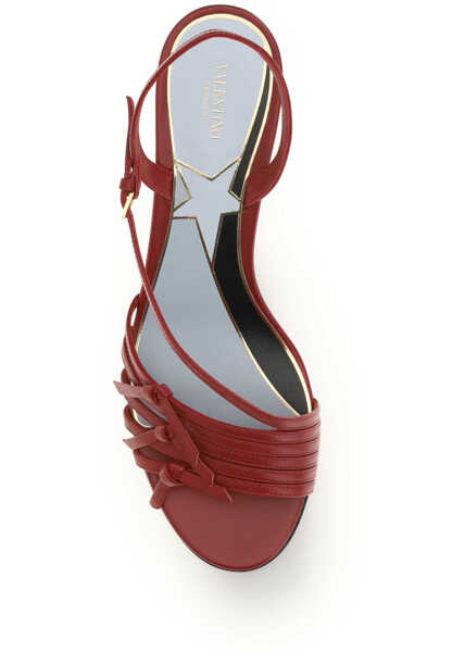 Sandale Valentino Garavani Nodine kidskin Sandals BRIGHT RED Femei (BM 19737065) 4