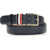 Thom Browne Hammered leather Belt NAVY