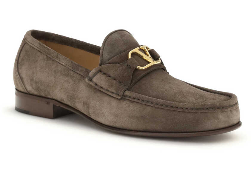 Mocasini Valentino Garavani VLogo Signature Loafers SHADOW GREY Barbati (BM 19737086) 2