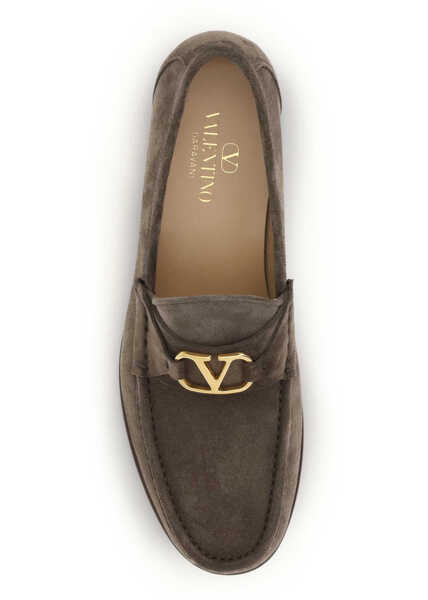 Mocasini Valentino Garavani VLogo Signature Loafers SHADOW GREY Barbati (BM 19737086) 4