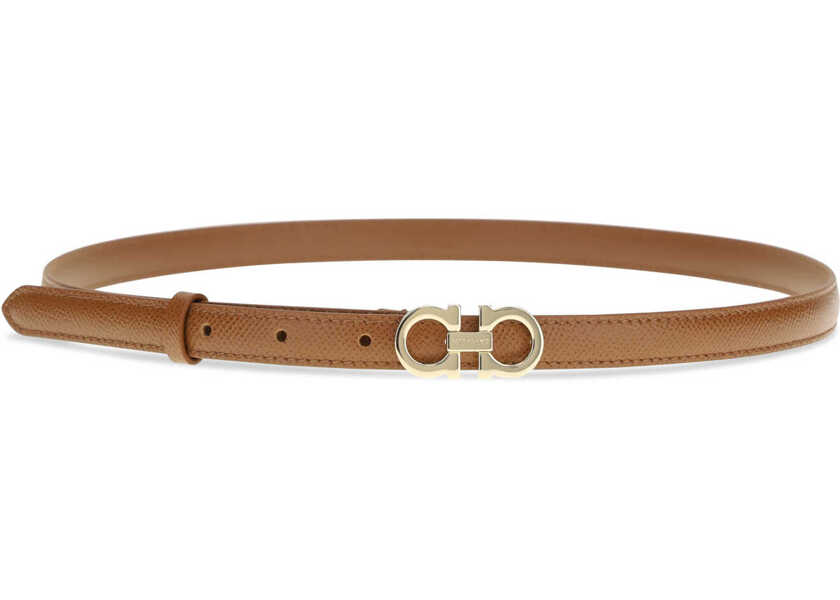 Curele Ferragamo Gancini leather Belt NATURALE Femei (BM 19737089) 2