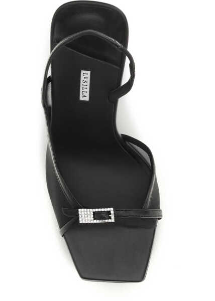 Sandale LE SILLA Vittoria mesh Sandals NERO/CRYSTAL Femei (BM 19737122) 4