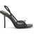 LE SILLA Vittoria mesh Sandals NERO/CRYSTAL