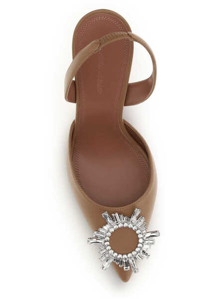 Sandale AMINA MUADDI Begum slingback Pumps LATTE Femei (BM 19737146) 4