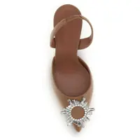 Sandale Dama - Sandale AMINA MUADDI Begum slingback Pumps LATTE Femei (BM 19737146) - B-mall.ro