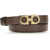 Ferragamo Gancini reversible Belt COCOA BROWN