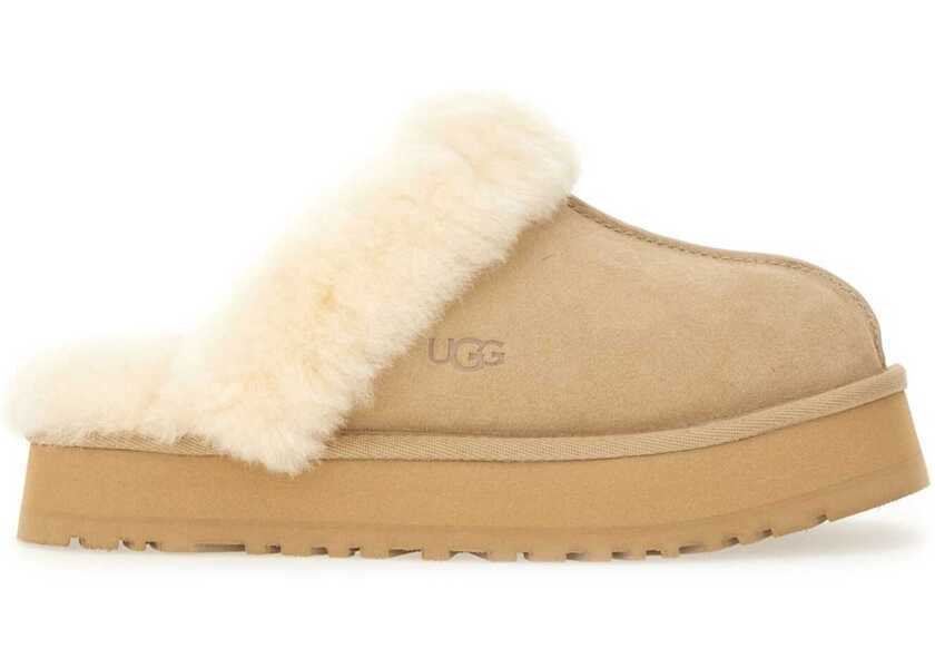 Sandale UGG Slipper Disquette BEIGE Femei (BM 19737179) 2