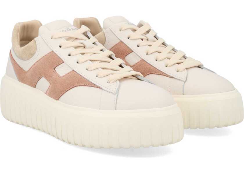 Sneakers Hogan H-Stripes Sneaker BEIGE Femei (BM 19737278) 2