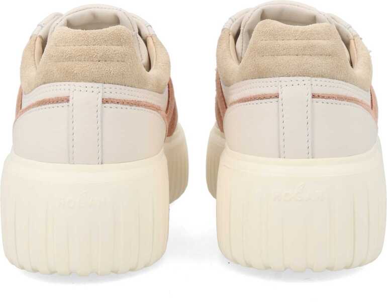 Sneakers Hogan H-Stripes Sneaker BEIGE Femei (BM 19737278) 4
