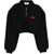 MSGM "Follow The Rabbit" Collared Sweatshirt BLACK