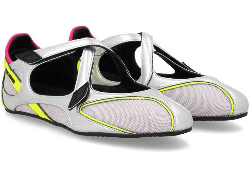 Balerini THE ATTICO Ballerina Floor01 SILVER Femei (BM 19737287) 2