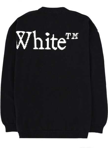 Pulovere casual Off-White Bookish Shared Jersey BLACK Barbati (BM 19737308) 2