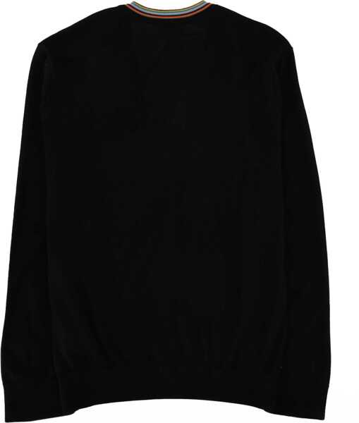 Pulovere casual Paul Smith Carigan Signature Stripe BLACK Barbati (BM 19737341) 2