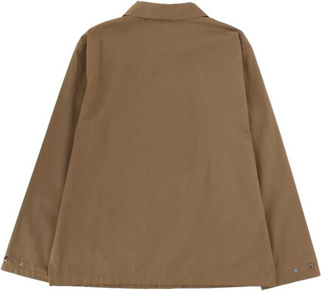 Trenciuri A.P.C. Jacket With Embroidered Logo BROWN Barbati (BM 19737347) 2