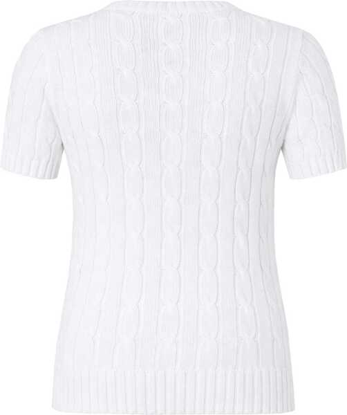 Pulovere casual Ralph Lauren Short-Sleeved Pullover WHITE Femei (BM 19737392) 2