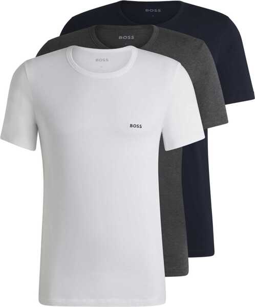 Tricouri Hugo Boss Set Di Tre T-Shirt MULTICOLOUR Barbati (BM 19737485) 4