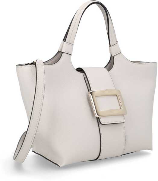 Genti de mana Roger Vivier Belle Vivier Mini Bag WHITE Femei (BM 19737494) 2