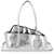 THE ATTICO "The Walk" Bag Small SILVER