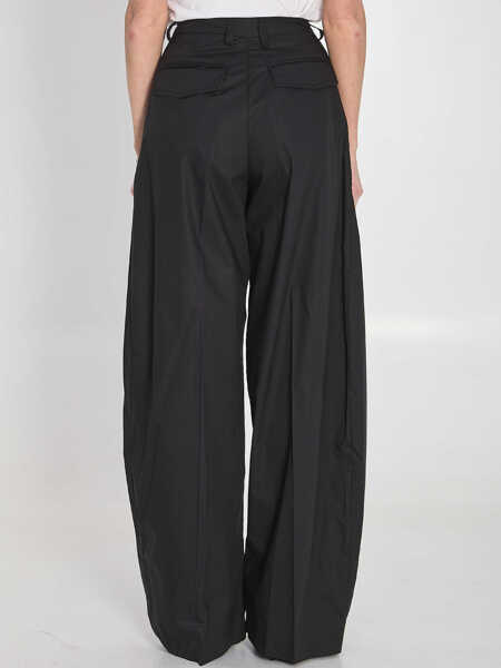 Pantaloni casual The Latest Billie Pants BLACK Femei (BM 19737629) 4