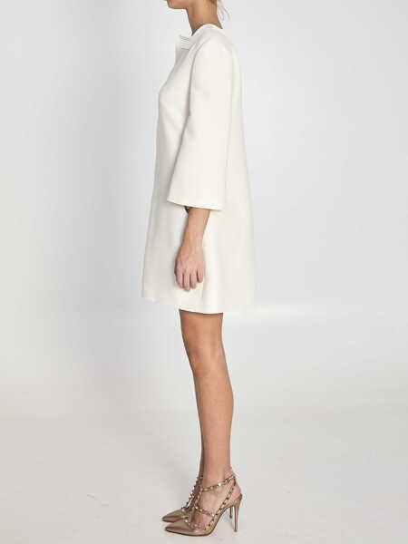 Rochii elegante Valentino Garavani Crepe Couture Dress WHITE Femei (BM 19737641) 3