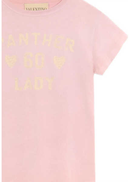 Tricouri Valentino Garavani Panther Lady T-Shirt PINK Femei (BM 19737647) 2