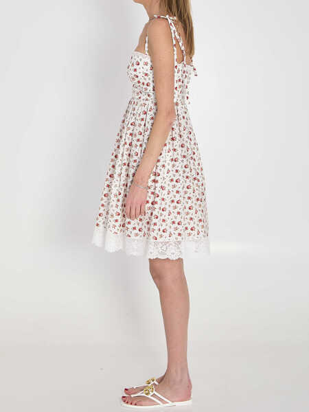 Rochii elegante Dolce & Gabbana Short Poplin Dress WHITE Femei (BM 19737662) 3