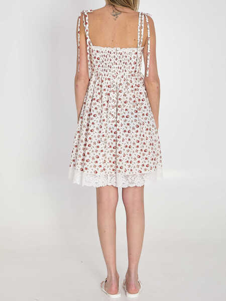 Rochii elegante Dolce & Gabbana Short Poplin Dress WHITE Femei (BM 19737662) 4