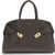 Ferragamo Hug Handbag CASTAGNETO BIC T.MORO/B.OCRA