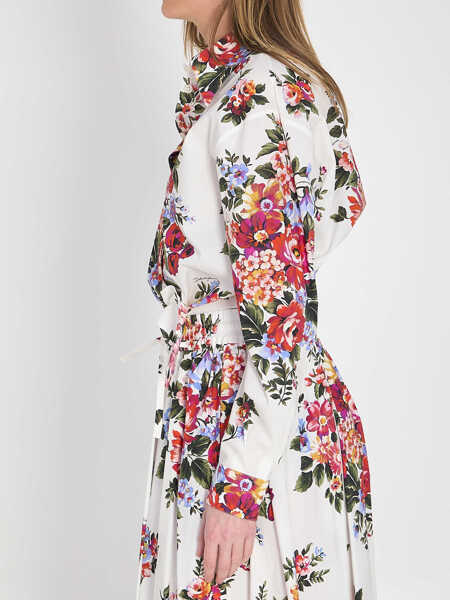 Camasi Dolce & Gabbana Bunch Of Flowers Print Shirt WHITE Femei (BM 19737695) 3