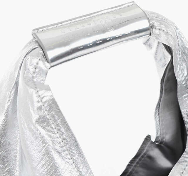 Genti de mana Maison Margiela Mm6 Metallic Fabric Handbag Silver Femei (BM 19737701) 2