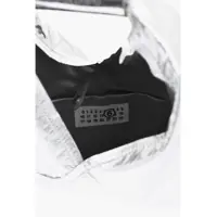 Genti de mana Maison Margiela Dama - Genti de mana Maison Margiela Mm6 Metallic Fabric Handbag Silver Femei (BM 19737701) - B-mall.ro