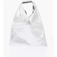 Genti de mana Mm6 Metallic Fabric Handbag Femei