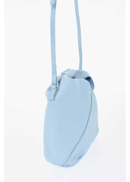 Genti de mana Maison Margiela Mm6 Hammered Leather Handbag Light Blue Femei (BM 19737710) 3