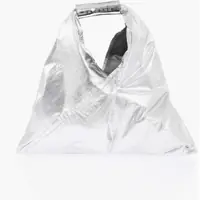 Genti de mana Mm6 Metallic Vegan Leather Handbag Femei