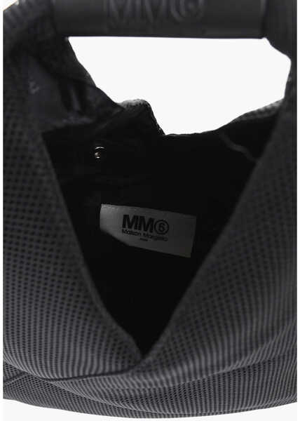 Genti de mana Maison Margiela Mm6 Perforated Fabric Handbag Black Femei (BM 19737725) 4