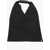 Maison Margiela Mm6 Perforated Fabric Handbag Black