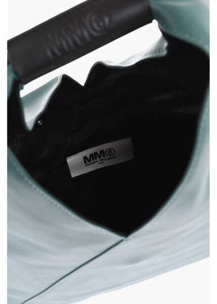 Genti de mana Maison Margiela Mm6 Japanese Bag In Solid Color With Logo Handle Green Femei (BM 19737734) 4